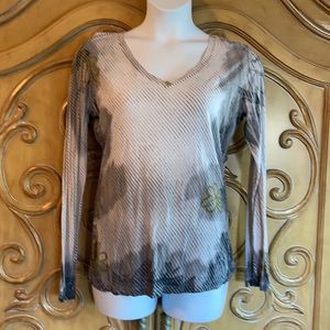 Liberation soft tie dye gray tee